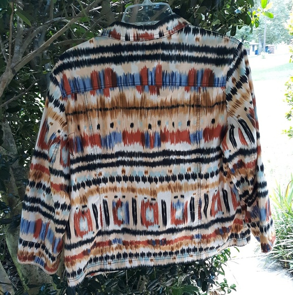 INDIAN PAINTBRUSH ARTSY STATEMENT CARGO JACKET, 14 - Picture 2 of 6